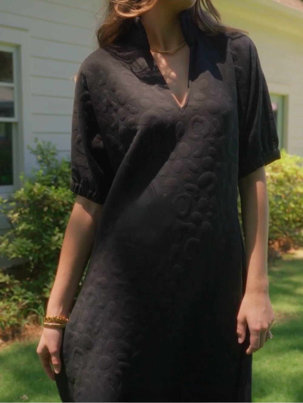 Emily McCarthy Poppy MAXI Black “Leopard” 
Sz S LIKE NEW! Perfect for FALL!